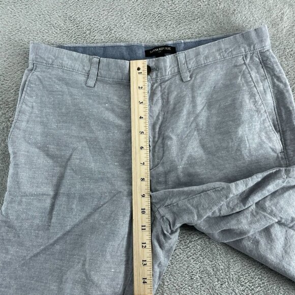 Banana Republic Mens Gray Linen/Cotton Blend Shorts Size 31 0804 - Picture 5 of 9